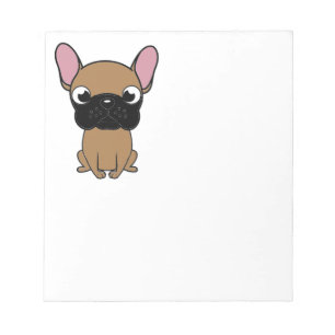Bloco De Notas bulldog francês novo desenho kawaii cervo