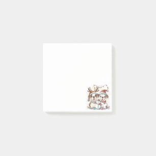 Bloco De Notas Bulls Ingleses de Natal