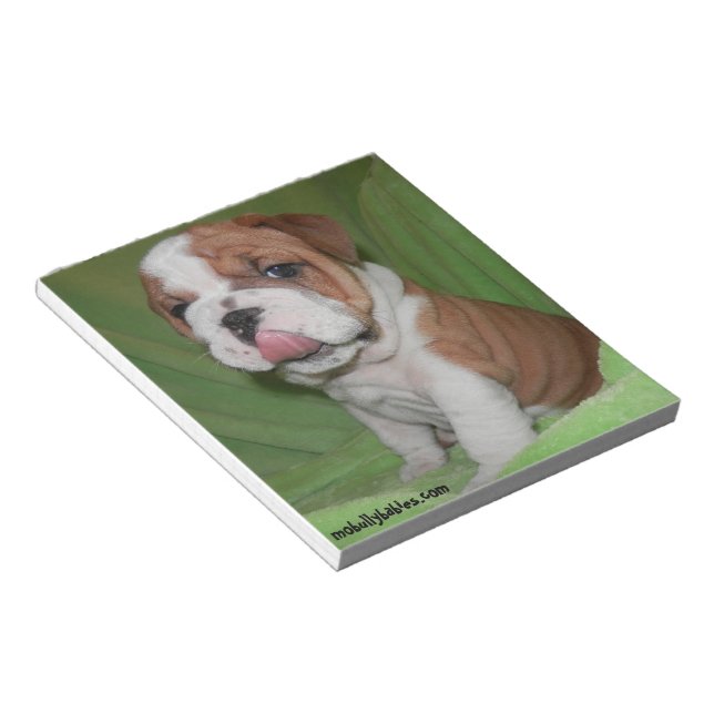 Bloco de Notas Bully Love Bulldog (Inclinado)