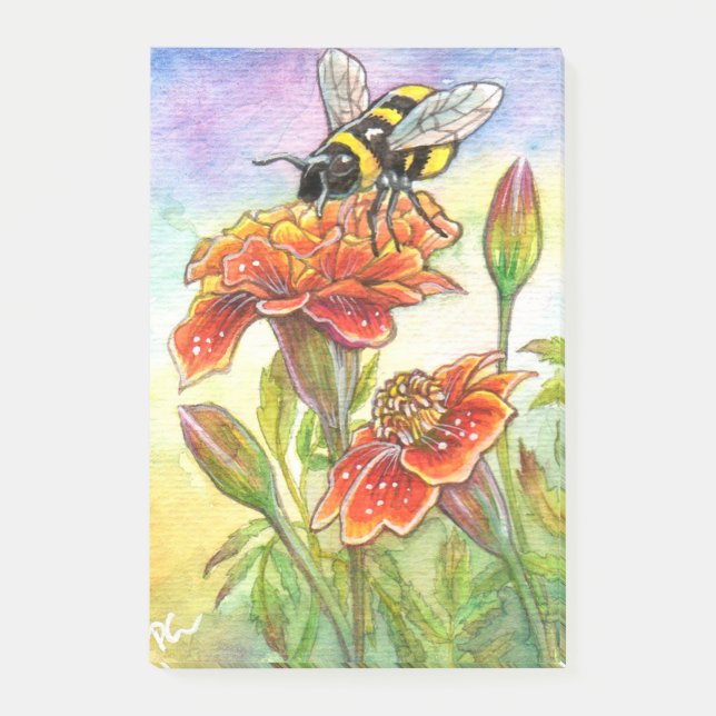 Bloco De Notas Bumblebee E Marigold (Frente)