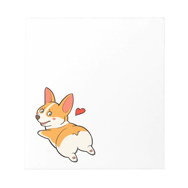 Bloco De Notas Bumbuns Corgi (Frente)