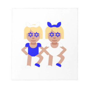 Bloco De Notas bunny ears hanukkah