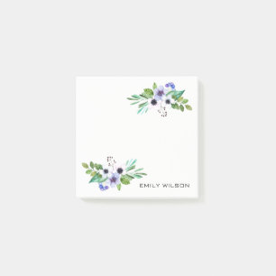 Bloco De Notas Buquê Colorido de Pedras de Pastel