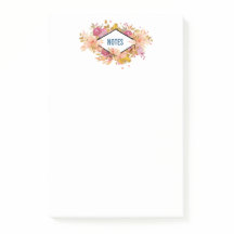 Buquê Floral Cor-de-Laranja e Rosa com Quadro Diam