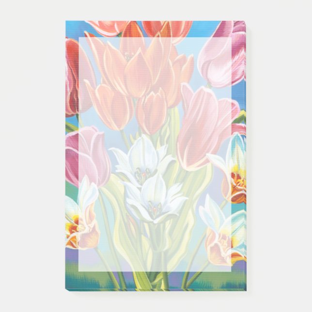 Bloco De Notas Buquê na fronteira III (Frente)