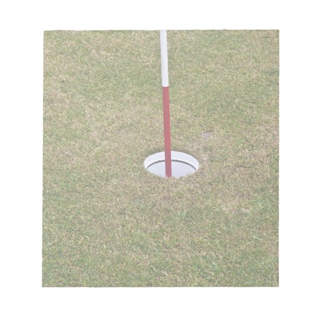 Bloco De Notas Buraco de golfe (Frente)