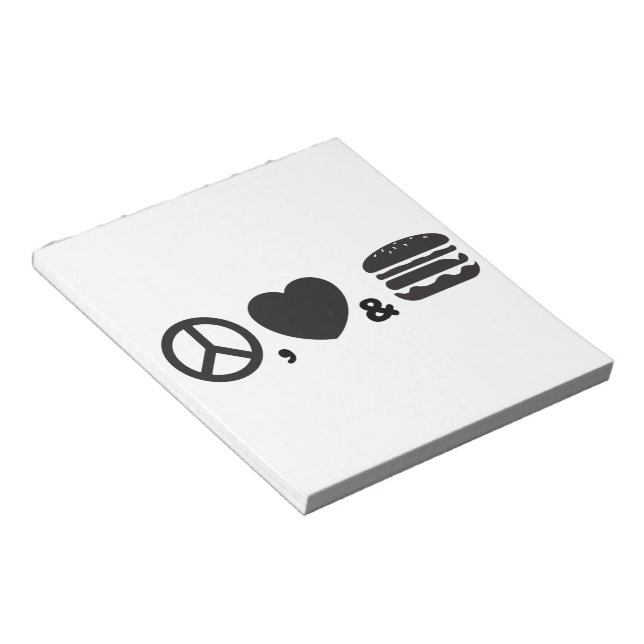 Bloco De Notas Burger (Inclinado)