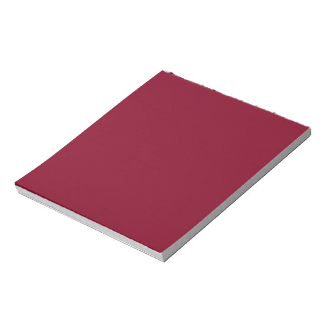 Bloco De Notas Burgundy (cor sólida) (Invertido)