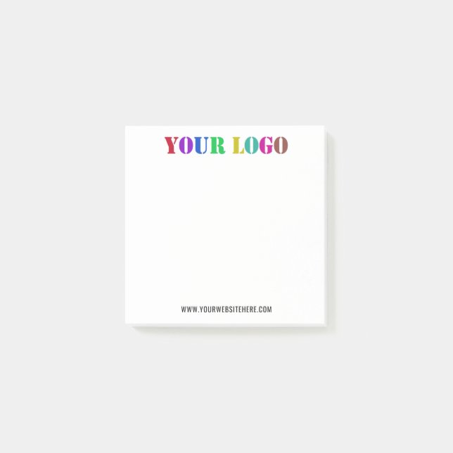 Bloco De Notas Business Post-it® Notes Design seu próprio modelo (Frente)