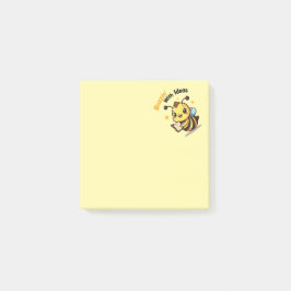 Bloco De Notas Buzzin' With Ideas Cute Bee Post-It Notes