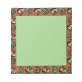 Bloco De Notas Cabeça de Peixe Deixa Lilar Preto Branco