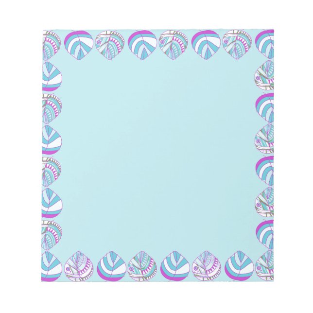 Bloco De Notas Cabeça de Peixe Sai do Céu Roxo (Frente)