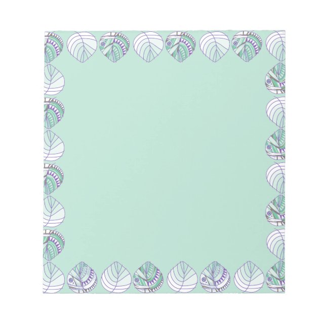 Bloco De Notas Cabeça De Peixe Sai Do Mar Multiplique (Frente)