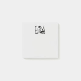 Bloco De Notas Cabeças de notas de cinza do Pintinho Biker