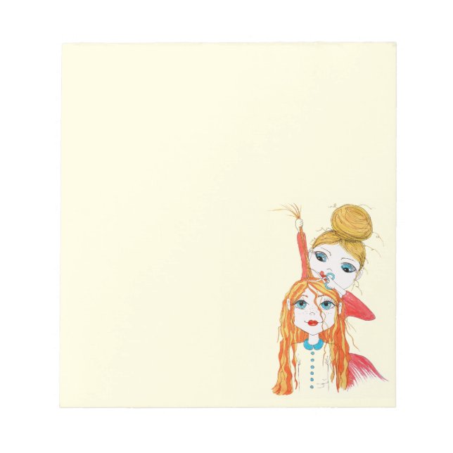 Bloco De Notas Cabeleireiro Cortado (Frente)