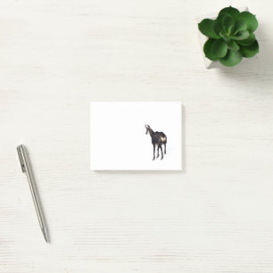 Bloco De Notas Cabra de montanha de Chamois alpina minimalista na
