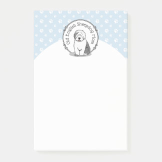 Bloco De Notas Cachorro Bonito OES Mãe Velha Cachorro Inglês Mãe 