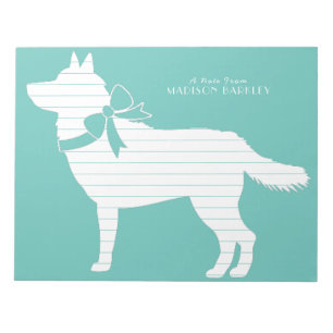 Bloco De Notas Cachorro Cachorrinho Husky Siberiano Malamut