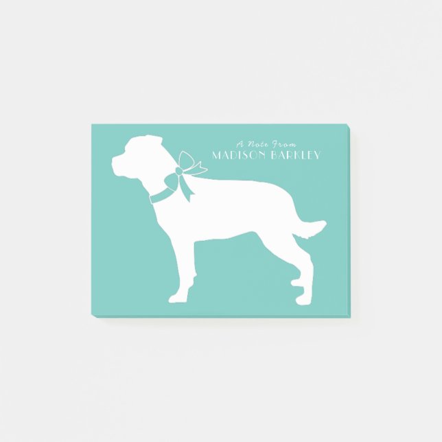 Bloco De Notas Cachorro Cachorrinho Rottweiler Rottie (Frente)