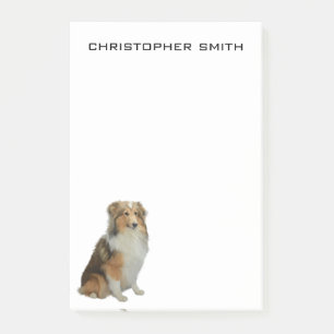 Bloco De Notas Cachorro Collie