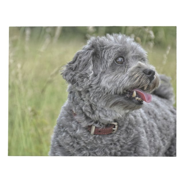 Bloco De Notas Cachorro Cortado Terrier (Frente)