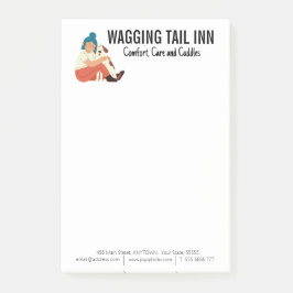 Bloco De Notas Cachorro e café da manhã personalizados