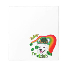 Bloco De Notas Cachorro Eskimo Americano St Patricks