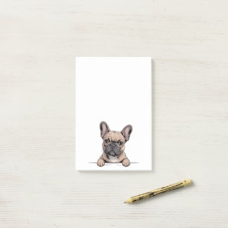 Bloco De Notas Cachorro francês Bulldog Frenchie fofo