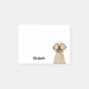 Bloco De Notas Cachorro Labrador Retriever Engraçado Nome Persona