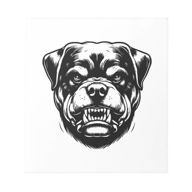 Bloco De Notas Cachorro Rottweiler (Frente)
