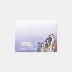 Bloco De Notas Cachorro Roxo Cuidados com Animais de Companhia
