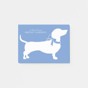 Bloco De Notas Cachshund Wiener Dog Puppy