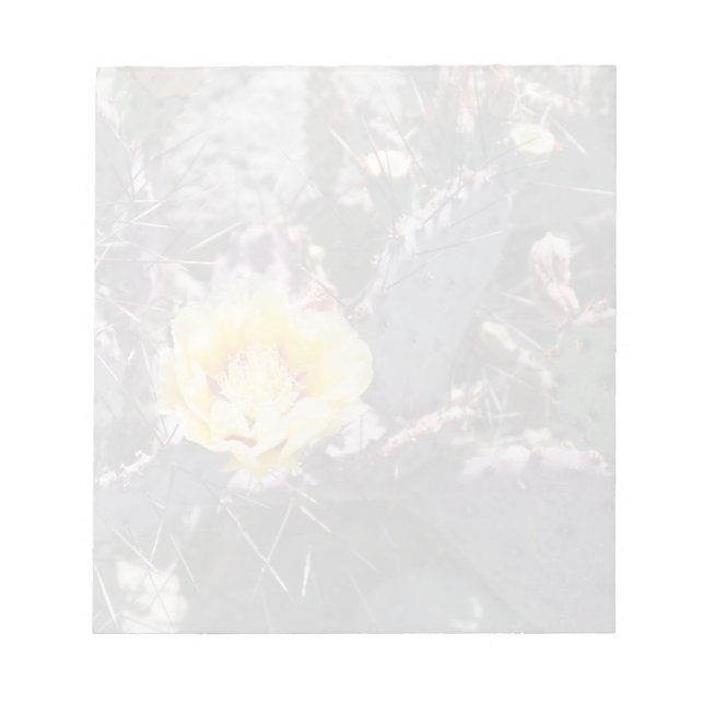 Bloco De Notas Cacto flor amarela (Frente)