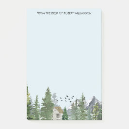 Bloco De Notas Cadeias de Árvores Natureza Fir Árvores Florestais