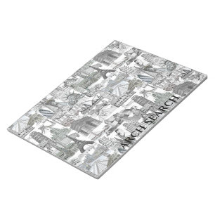 Bloco De Notas Caderno de Notas Mural Arch Search
