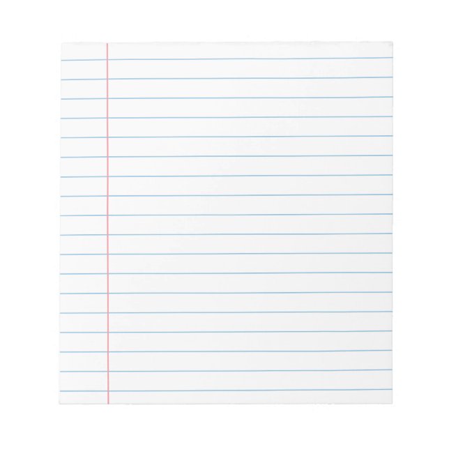 Bloco De Notas Caderno de página de papel  (Frente)