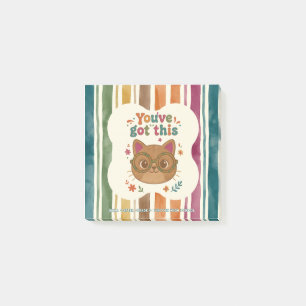 Bloco De Notas Caderno Personalizado de Gato Diário Escolar