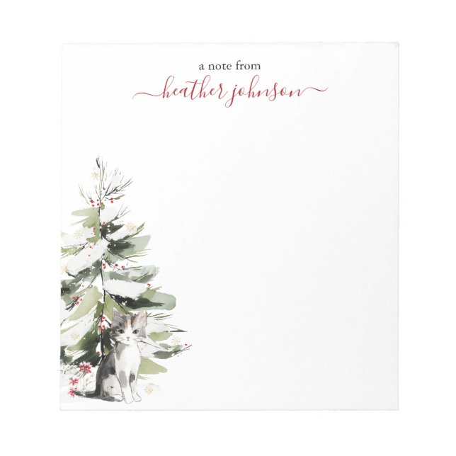 Bloco De Notas Caderno Personalizado Hearthlight Notas de Inverno (Frente)