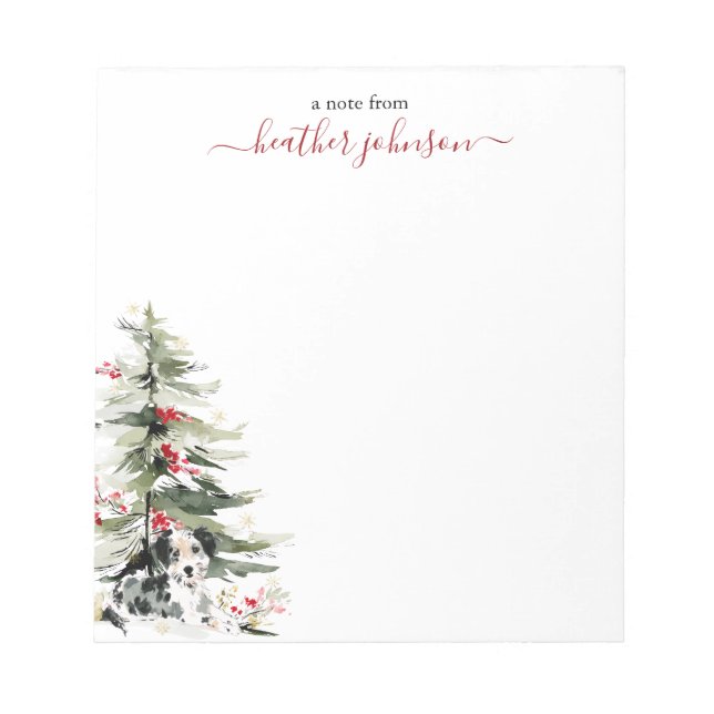 Bloco De Notas Caderno Personalizado Hearthlight Notas de Inverno (Frente)