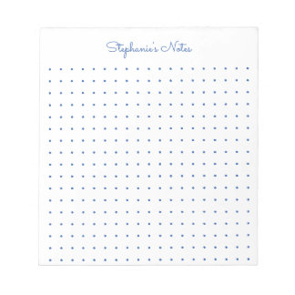 Bloco De Notas Caderno Personalizado Trendy Aqua com Pontilhado