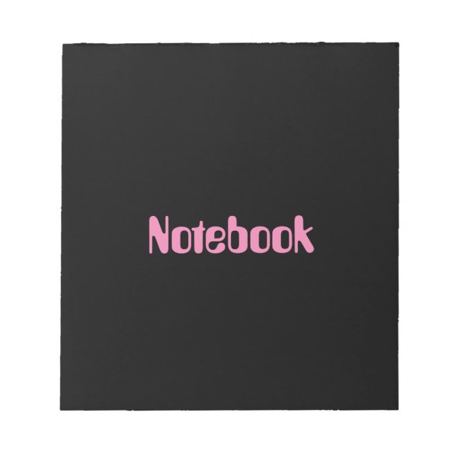 Bloco De Notas Caderno Texto Impresso 40 Páginas Papelaria Escrit (Frente)