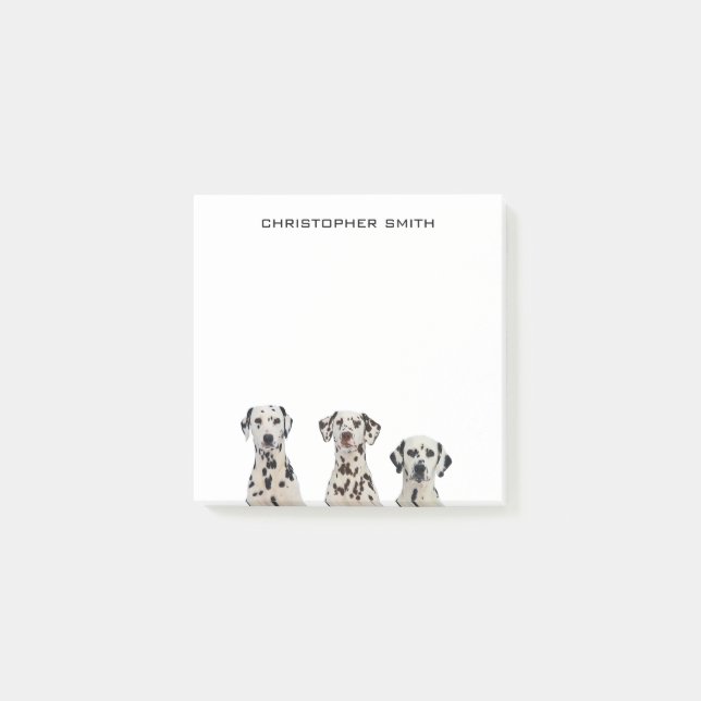 Bloco De Notas Cães Dalmáticos (Frente)