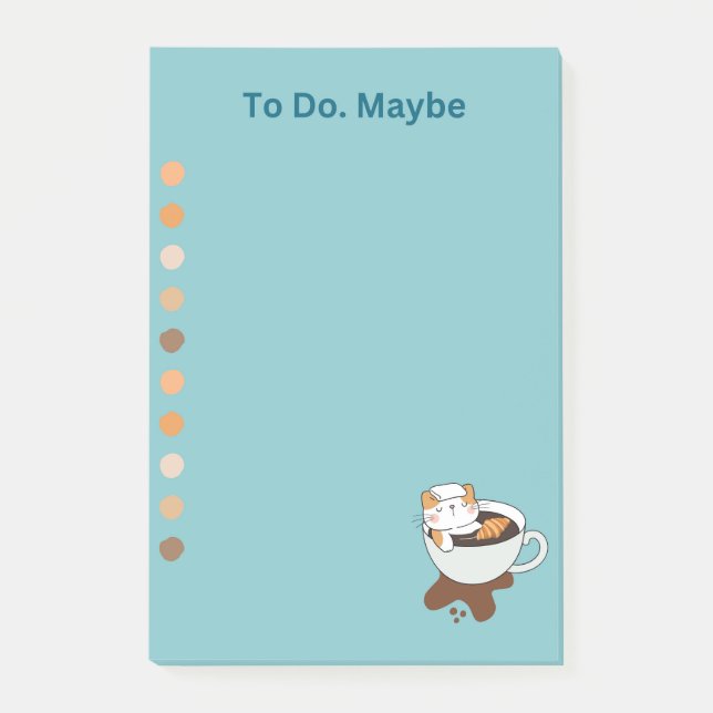 Bloco De Notas Café Cat Spa (Frente)