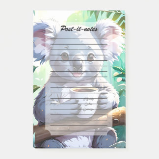 Bloco De Notas Café da Selva de Cozy Koala