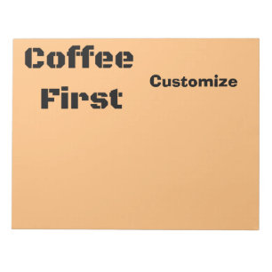 Bloco De Notas Café Primeiro Thunder_Cove