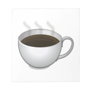 Bloco De Notas Café Quente - Emoji