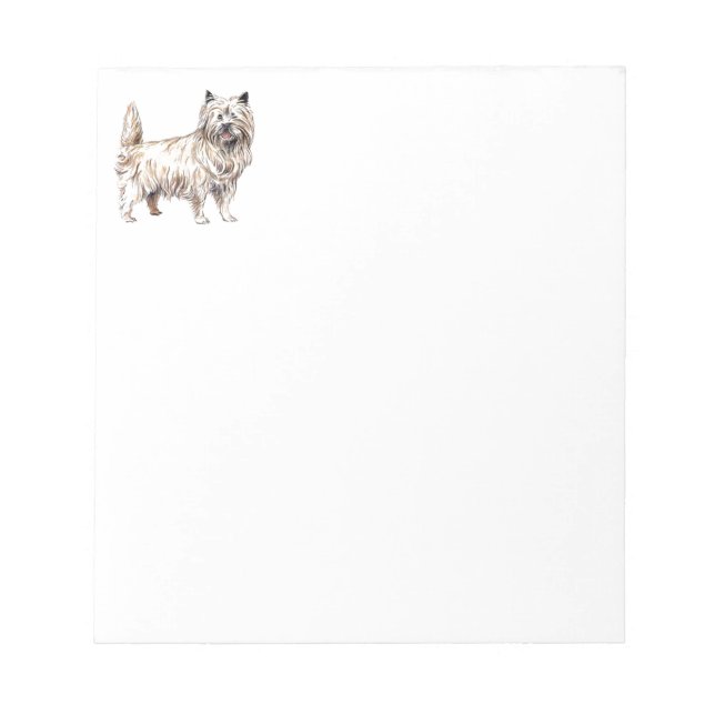 Bloco De Notas Cairn Terrier (Frente)