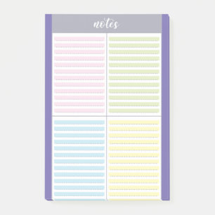 Bloco De Notas Caixas de Nota Coloridas