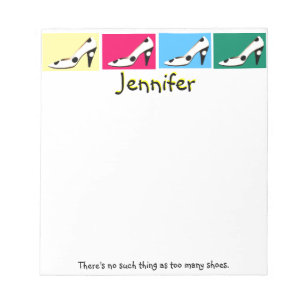 Bloco De Notas Calçado Diva Attitude Colorida