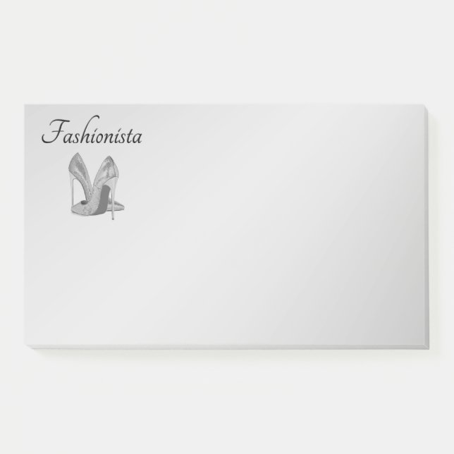 Bloco De Notas Calçados de alto salto fashionistas (Frente)